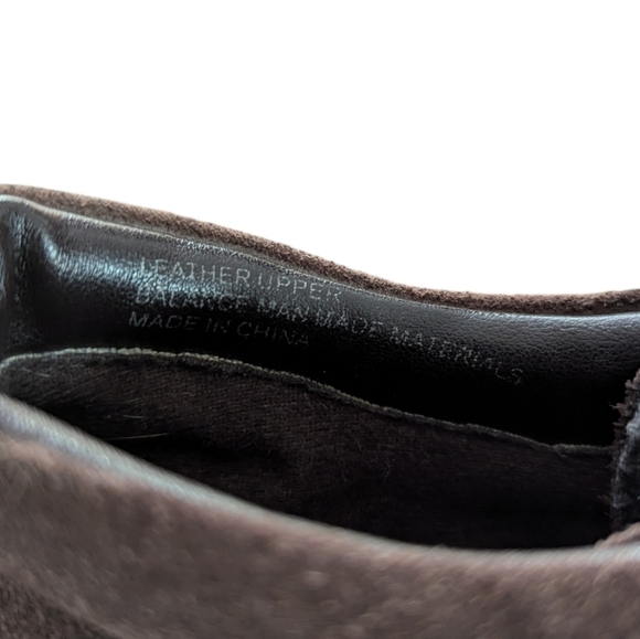 Boc By Born Brown Suede Lace Up Ankle Boots 6.5 Booties Preppy Neutral Combat - Picture 7 of 8